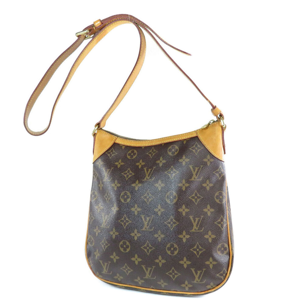 Louis Vuitton Monogram Canvas Odeon Shoulder Bag Brown